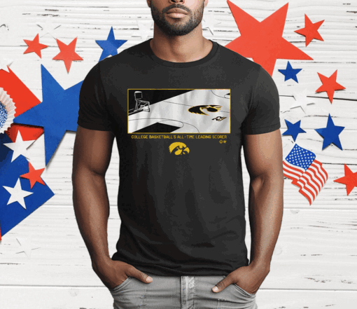 CAITLIN CLARK IOWA BASKETBALL COURT LOGO T-Shirt