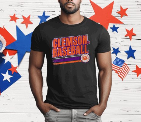 CLEMSON TIGERS RETRO BASEBALL T-Shirt