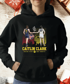 Caitlin Clark Indiana Fever 22 Iowa Hawkeyes Ladies Boyfriend T-Shirt