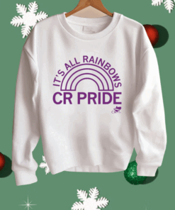 Cedar Rapids Pride It’s All Rainbows Ladies Boyfriend Shirt