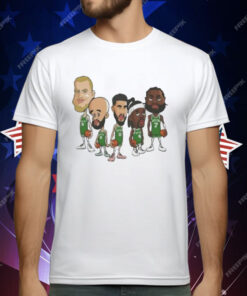 Celtics Jayson Tatum Jrue Holiday Derrick White Jaylen Brown Basketball 2024 T-Shirt