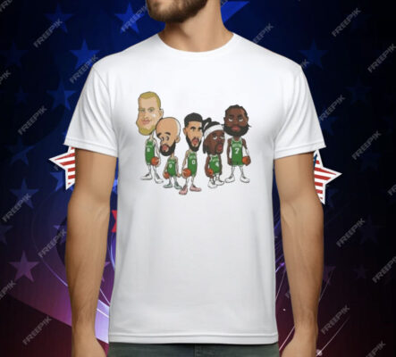 Celtics Jayson Tatum Jrue Holiday Derrick White Jaylen Brown Basketball 2024 T-Shirt