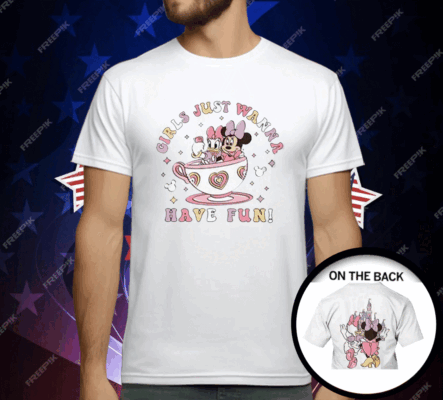 Disney Minnie Daisy Summer Girls Just Wanna Have Fun T-Shirt