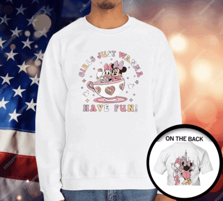 Disney Minnie Daisy Summer Girls Just Wanna Have Fun T-Shirt