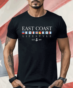 East Coast Lifestyle Boat Flag Shirt