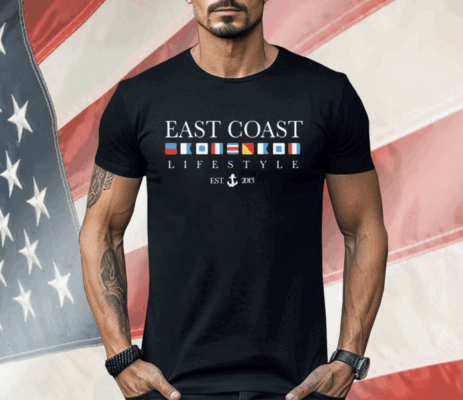 East Coast Lifestyle Boat Flag Shirt