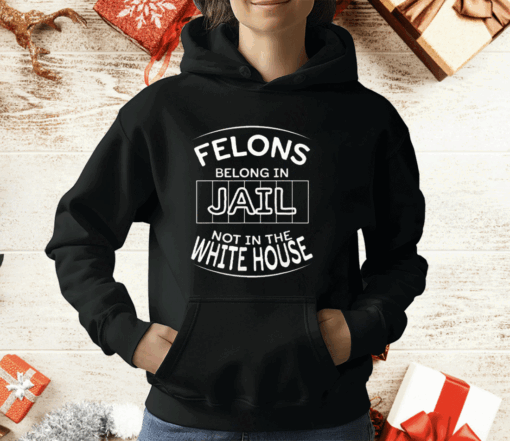 Felons Belong In Jail Not White House T-Shirt