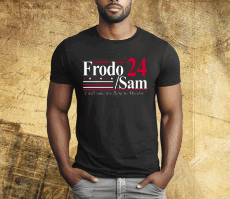 Frodo Sam 24 I Will Take The Ring To Mordor Hoodie Shirt