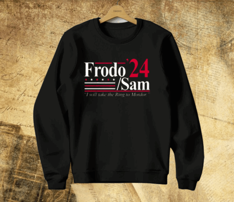 Frodo Sam 24 I Will Take The Ring To Mordor Hoodie Shirt