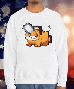 Garfield Pochita Chainsaw T-Shirt