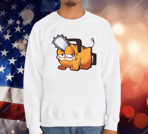 Garfield Pochita Chainsaw T-Shirt