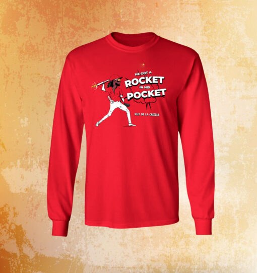 He Got A Rocket In His Pocket Elly De La Crizzle T-Shirt