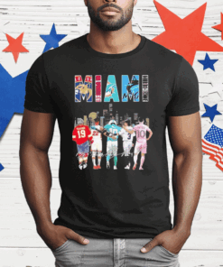 Heat Dolphins Marlins Panthers Miami Sport Teams T-Shirt