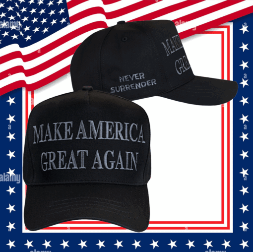 I’m releasing this NEVER SURRENDER BLACK MAGA hat to stand against this injustice!