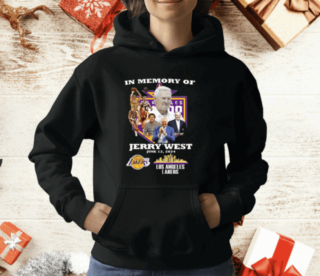 In Memory Of Jerry West Los Angeles Lakers 2024 T-Shirt