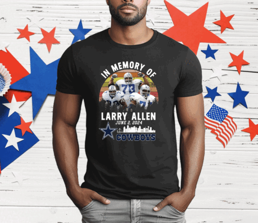 In Memory Of Larry Allen June 2 2024 Ladies Boyfriend T-Shirt