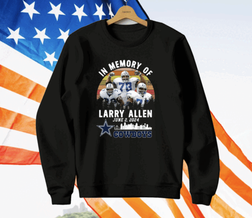 In Memory Of Larry Allen June 2 2024 Ladies Boyfriend T-Shirt