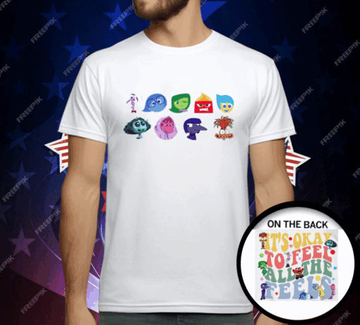 It’s Okay To Feel All The Feels Mental Health Awareness T-Shirt