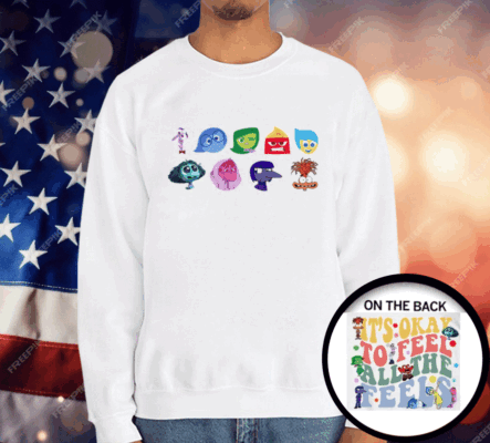 It’s Okay To Feel All The Feels Mental Health Awareness T-Shirt