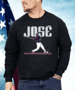 Jose Ramirez Slugger Swing Ladies Boyfriend Shirt