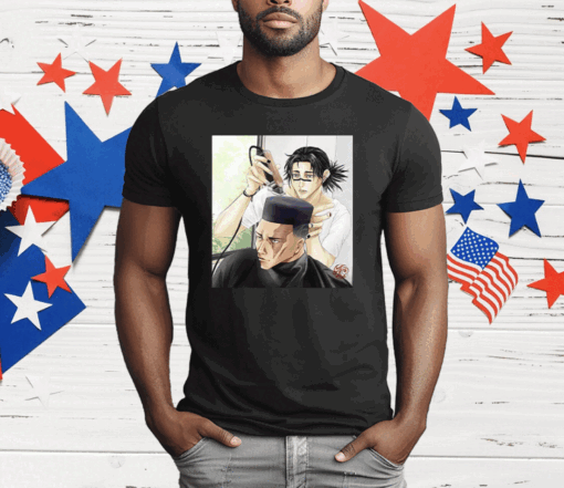 Jujutsu Kaisen Choso Giving Todo Haircut Meme T-Shirt