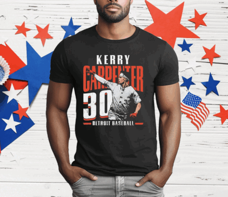 Kerry Carpenter Detroit Player Name T-Shirt