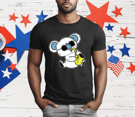 Koala Playing Saxophone Band Member T-Shirt