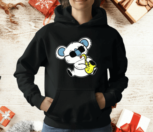 Koala Playing Saxophone Band Member T-Shirt