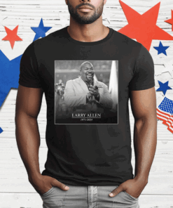 Larry Allen 1971-2024 Ladies Boyfriend T-Shirt