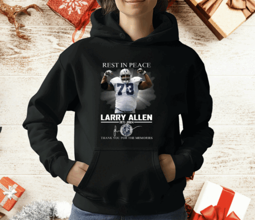 Larry Allen Rest In Peace Thank You For The Memories Ladies Boyfriend T-Shirt