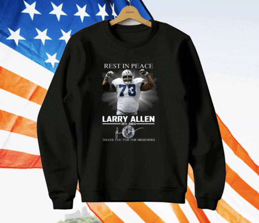 Larry Allen Rest In Peace Thank You For The Memories Ladies Boyfriend T-Shirt