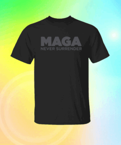 MAGA Never Surrender Black Cap