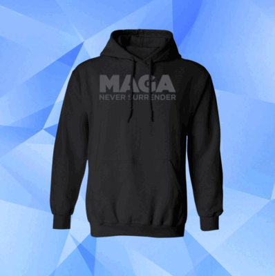 MAGA Never Surrender Black Longsleeve Shirt