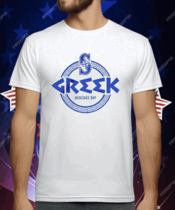 Mariners Greek Heritage Day Shirt Giveaway 2024 T-Shirt