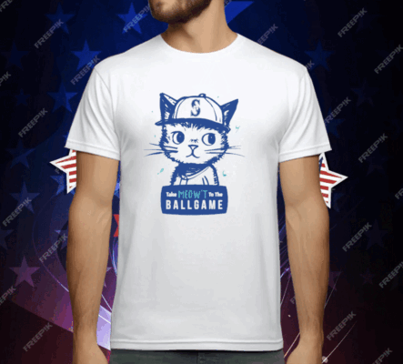 Mariners Take Meow’t to the Ballgame T-Shirt