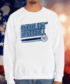 NORTH CAROLINA TAR HEELS RETRO BASEBALL T-Shirt