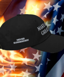 Never Surrender MAGA Dad Hat