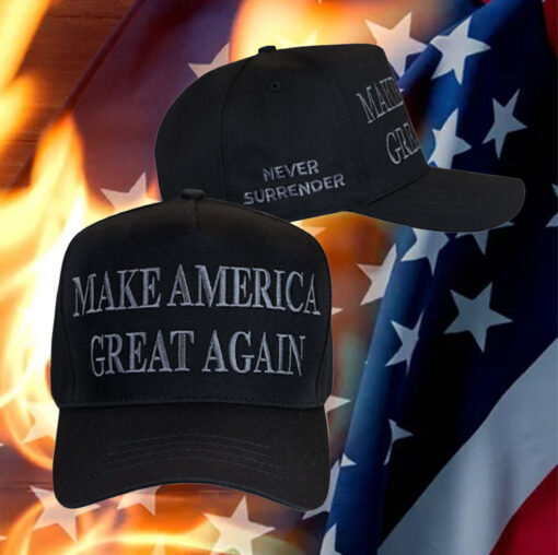 Never Surrender MAGA Dad Hat