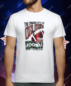 The University Of Softball Oklahoma Sooners Painting T-Shirt