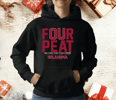 Oklahoma Softball Four-peat T-Shirt