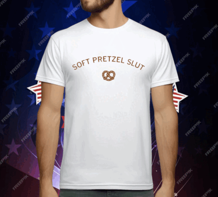 PRETZEL SLUT MUSCLE CROP TOP T-Shirt