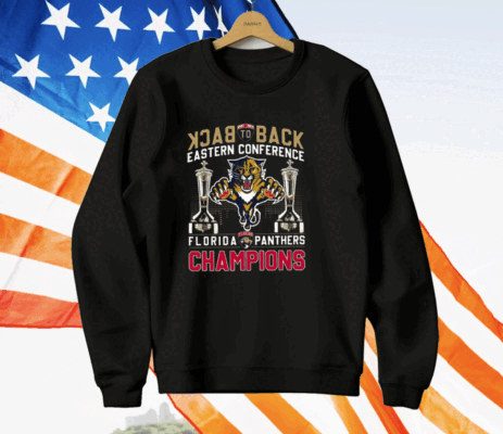 Panthers BACK TO BACK EASTERN CONFERENCE CHAMPS 2024 T-Shirt