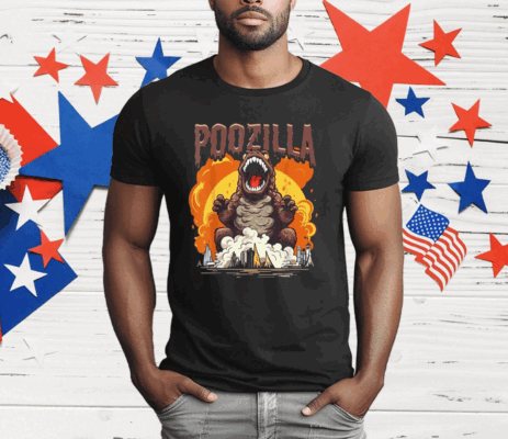 Poozilla Explosive Monstrous Diarrhea Poop Meme T-Shirt