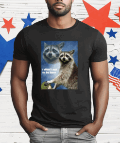 Raccoon Aesthetic I Didn’t Ask To Be Born T-Shirt