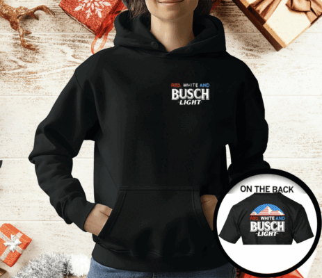 Red White And Busch Flag 4th Of July T-Shirt