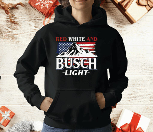 Red White And Busch Light 4th Of July T-Shirt