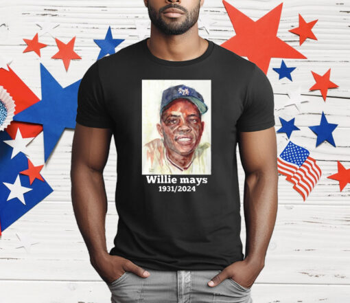 Rest in Peace Willie Mays 1931 2024 T-Shirt