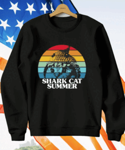 Shark Cat Summer Pride T-Shirt