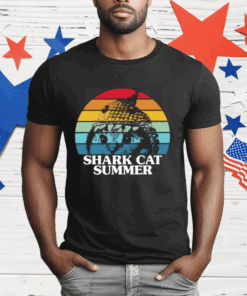 Shark Cat Summer Pride T-Shirt