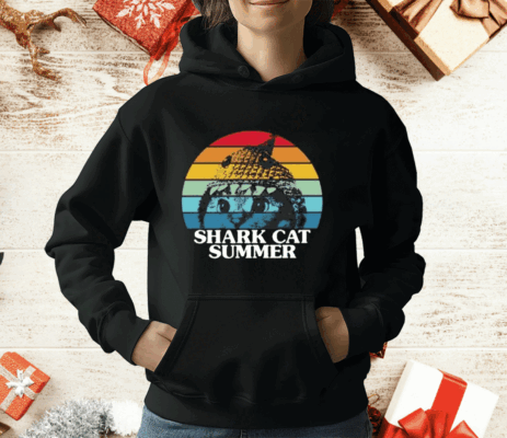 Shark Cat Summer Pride T-Shirt